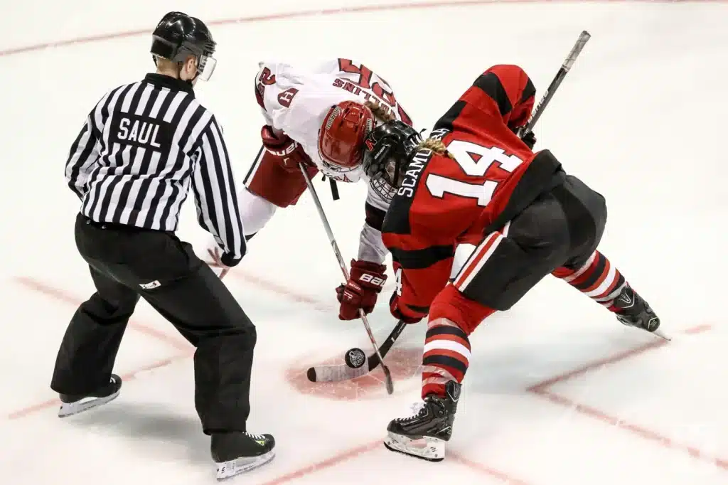Ice Hockey Faceoff